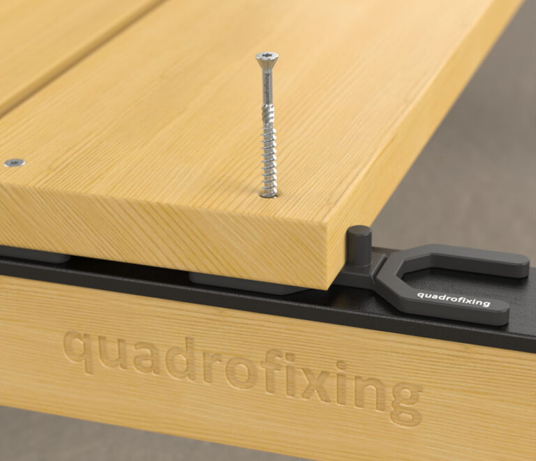 QUADROFIX C2-schroef met afstandhouder en balkentape