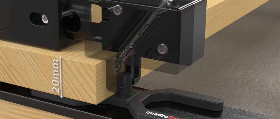 Drill Tool 50X voor zijdelingse bevestiging van een vlonderplank