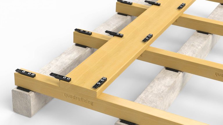 QUADRO CLIP clips voor verborgen bevestiging van terrasplanken